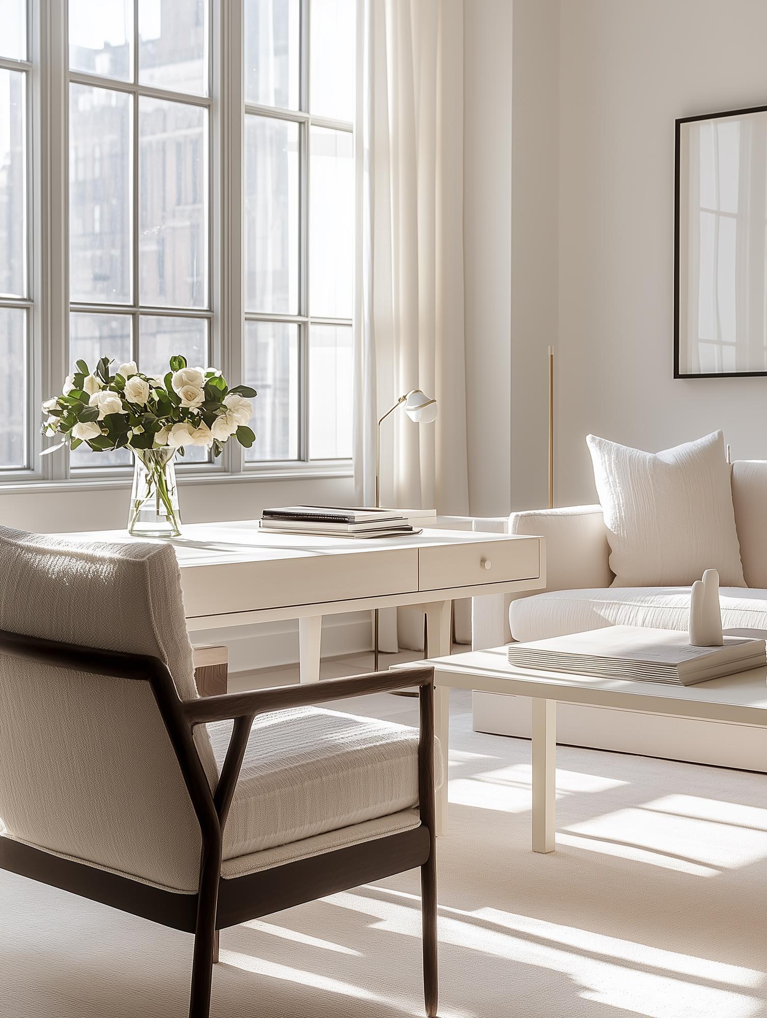 Living elegant prezentat pentru vânzare